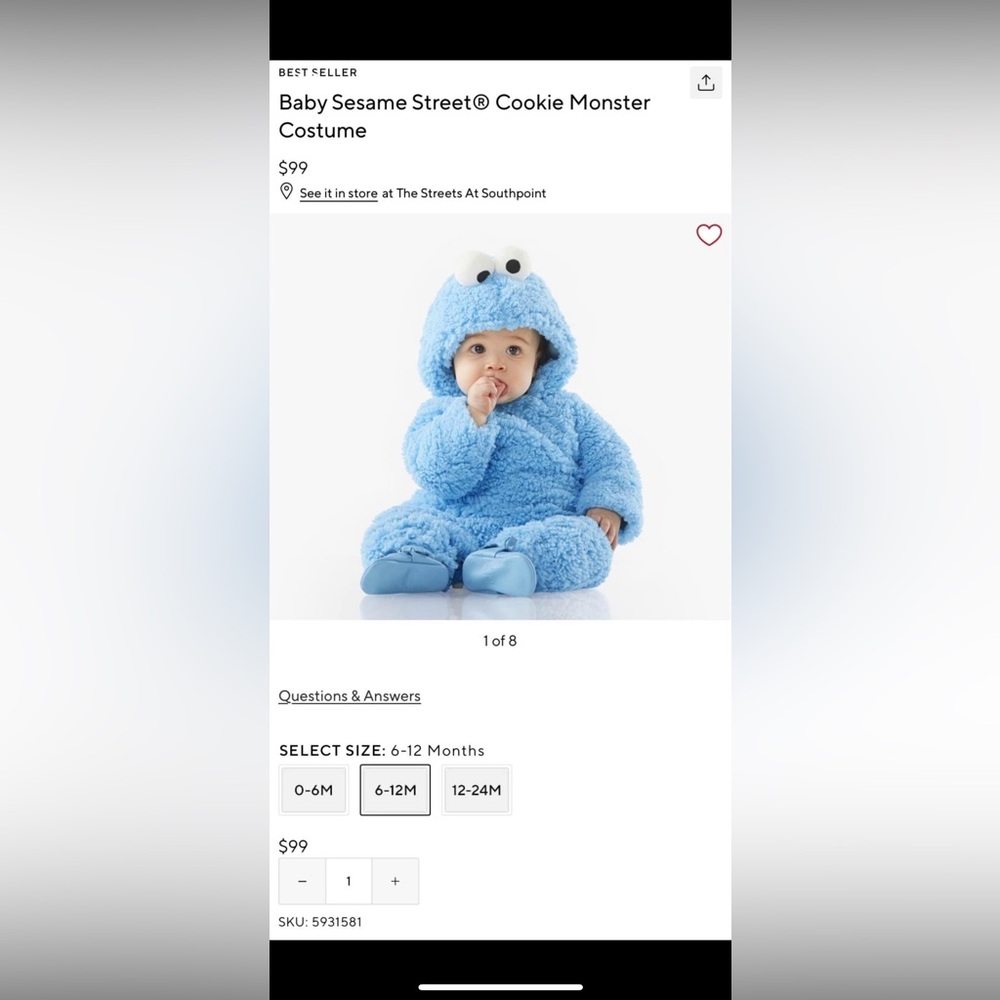 Pottery Barn Kids Light Blue Fuzzy Hooded Outfit